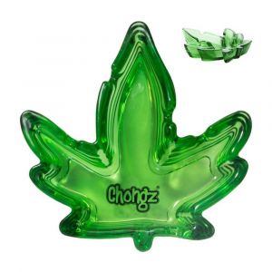 Cannabis Leaf Glass Ashtray