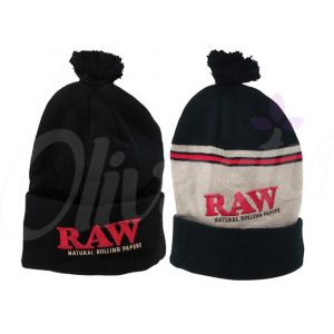 RAW X Rolling Papers Pompom Knit Hat