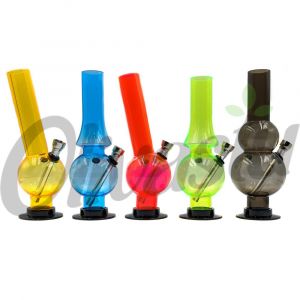 Small Acrylic Bong - Mini Water Shisha - Assorted Colour