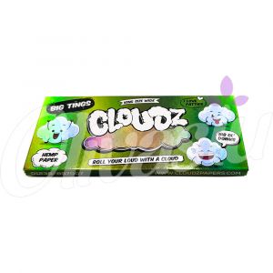 Cloudz Papers King Size Wide - Hemp Paper with Tips