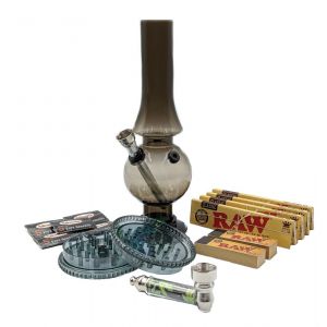 Acrylic Bong Starter Gift Set - 6 Items