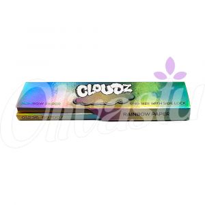 Cloudz Papers King Size Slim - Rainbow Paper with Tips 