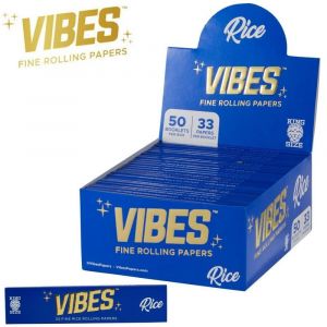 Vibes Rice King Size Slim Ultra-Thin Rolling Papers