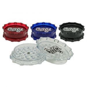 Chongz 2 Part 75mm Plastic Herb Grinder - Random Colour