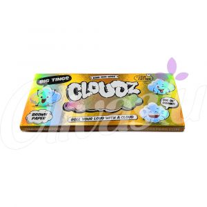 Cloudz Papers King Size Wide - Brown Paper with Tips