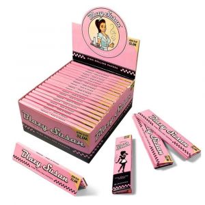 Blazy Susan King Size Slim Pink Rolling Papers (Box of 50)