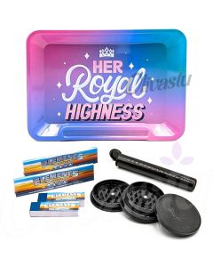 Rolling Tray Set with Elements Papers & Tips - Her Royal Highness