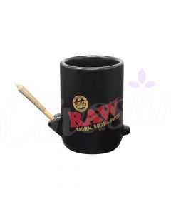 RAW Wake Up & Bake Up Cone Mug - Black