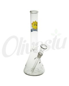 Half Baked 35cm "Always Late" Glass Beaker Ice Bong