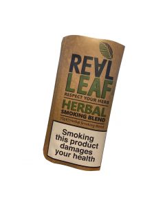 Real Leaf Natural Herbal Tobacco Smoking Blend - 30g