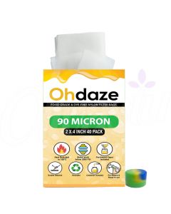 Ohdaze Rosin 90 Micron Press Nylon Bags - 40 Pack