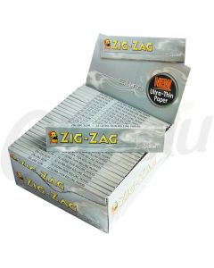 Zig-Zag Silver King Size Rolling Papers (Box of 50)