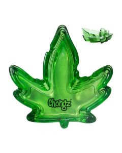 Cannabis Leaf Glass Ashtray