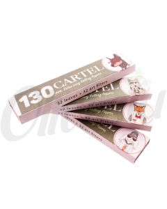 Cartel 130mm Extra Long King Size Slim Art Papers & Tips