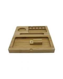 Basil Bush Bamboo Flip Rolling Tray