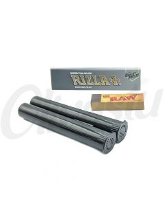 Rizla Silver Rolling Papers + Pop Top Cone Holders + Raw Tips