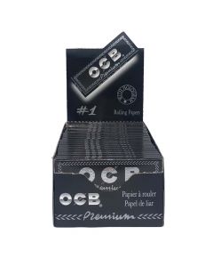 OCB Black Regular Papers (Box of 50)