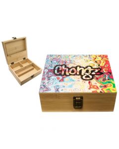 Chongz Bamboo "Bubbles" Wooden Box