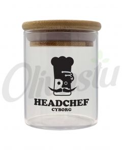 Headchef Cyborg Glass Herb Storage Jar