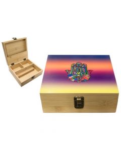 Chongz Bamboo "Rainbow Hand" Wooden Box