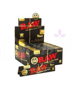 RAW Black King Size Rolling Papers (Box of 50)