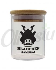 Headchef Samurai Glass Herb Storage Jar