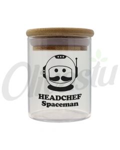 Headchef Spaceman Herb Airtight Storage Glass Jar Container