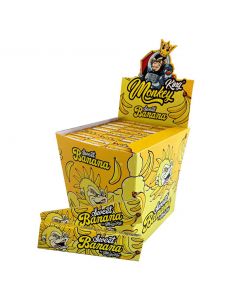 Monkey King Sweet Banana King Size Papers & Tips Full Box (Touch & Smell)