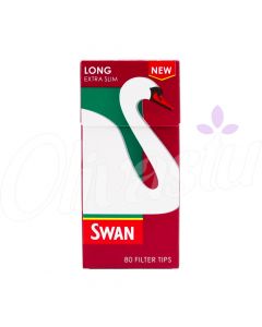 Swan Extra Slim Long Filter Tips (80 Per Box)