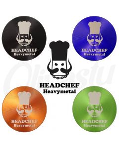 Headchef Heavy Metal 55mm 2 Piece Herb Grinder