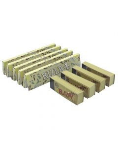 5 x Rizla Natura King Size Slim Rolling Papers + 4 x Raw Filter Tips