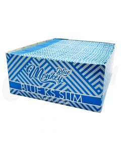 Monkey King Blue King Size Slim Papers Full Box