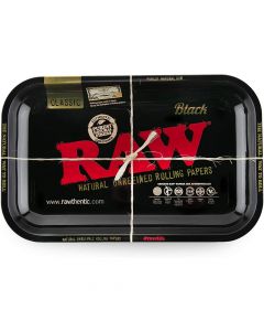 RAW Black Metal Rolling Tray - Limited Edition