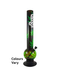 Chongz "Oi Oi" Leaf Design Waterpipe Bong - Random Color