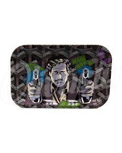 Gangsta Metal Rolling Tray - Large