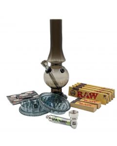 Acrylic Bong Starter Gift Set - 6 Items