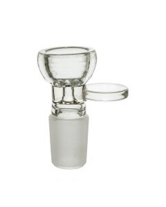 Clear Glass Cone with Flat Handle 