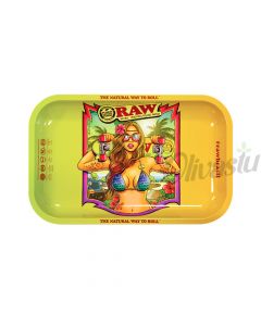 RAW Brazilian Girl Small Metal Rolling Tray