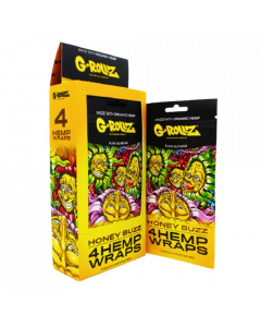 G-Rollz Pre-rolled Hemp Wraps - Honey Buzz - 4 Pack