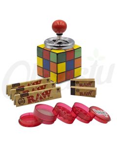 Rubiks Ashtray Raw Paper Tip Set