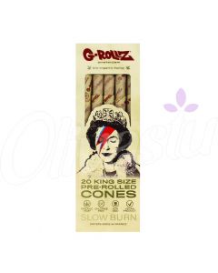 G-Rollz Bio Organic Hemp King Size Pre Rolled Cones - Banksy Lizzie - 20 Cones