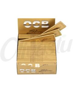 OCB Gold King Size Slim Papers (Box of 50)