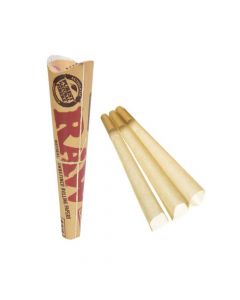 Raw Classic Pre-Rolled Hemp Cones 1 1/4" Size (6 Pack)