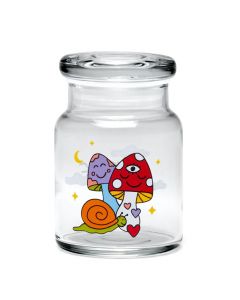 420 Science Classic Pop-Top Jars - Woke Cosmic Mushroom