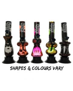 Chongz Acrylic 20cm "Black Magic" Bong