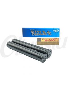 Rizla Blue Rolling Papers + Pop Top Cone Holders + Raw Tips