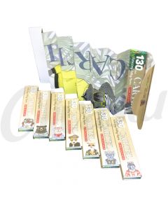 Cartel 130mm Extra Long King Size Slim Rolling Papers & Tips