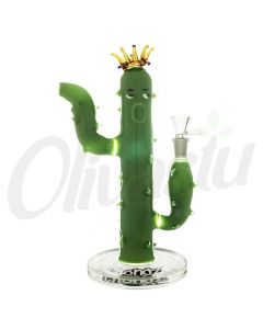 Chongz  Glass 30cm "Cactus Mike" Jade Green Bong Waterpipe