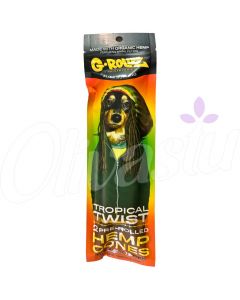 G-Rollz 2-Pack Pre-rolled Hemp Wraps - Tropical Twist