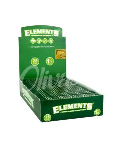 Elements Green 1 1/4" Rolling Papers (Box of 25)